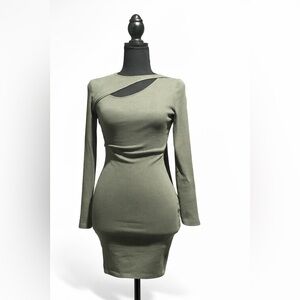 Wild Fable Olive Long Sleeve Dress